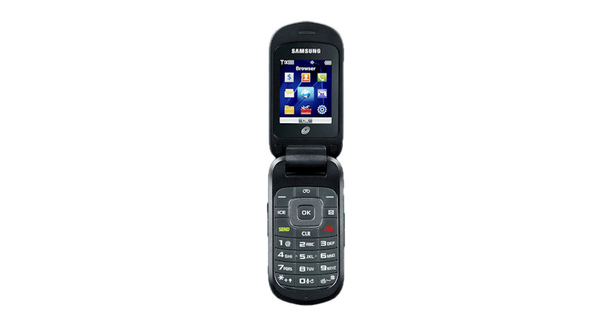 Disposable Samsung flip phone
